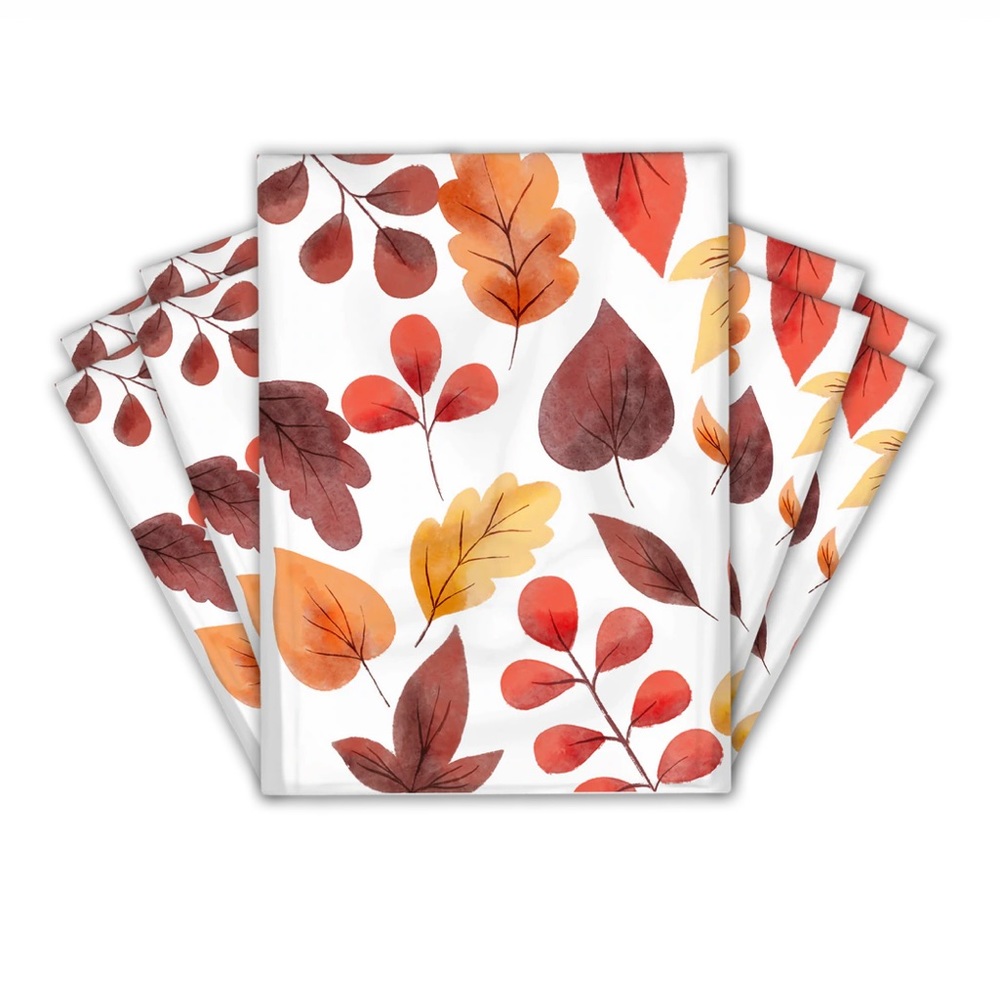 25 10X13 Poly Mailers Fall Leaf Thankful, Shipping Envelopes PRICE IS FIRM - Picture 6 of 10